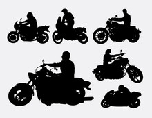 People Riding Motorbike