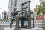 Statue of Benjamin Franklin Craftsman Philadelphia Pennsylvania USA