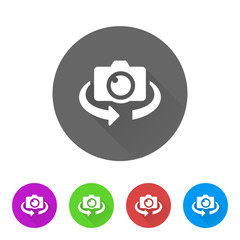 Poster - App Icon Long Shadow - 5 Colors