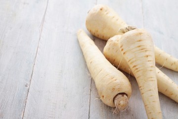 Wall Mural - fresh harvested parsnips