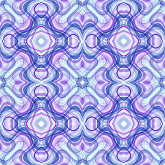 Poster - Vector Seamless Abstract Wavy Background