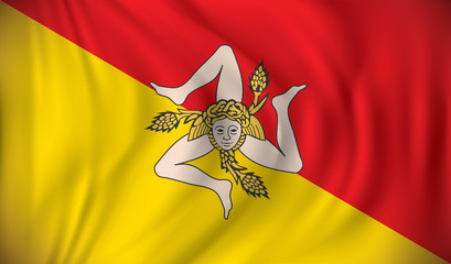 Wall Mural - Flag of Sicily