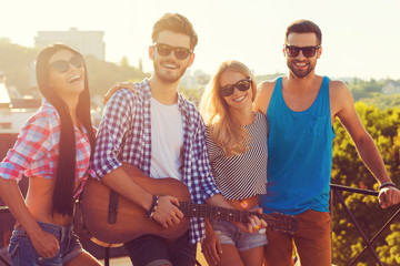 Canvas Print - Having good time together.