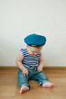 © Aliaksei Lasevich - little boy in blue beret portrait