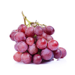 grapes isolated on over white background