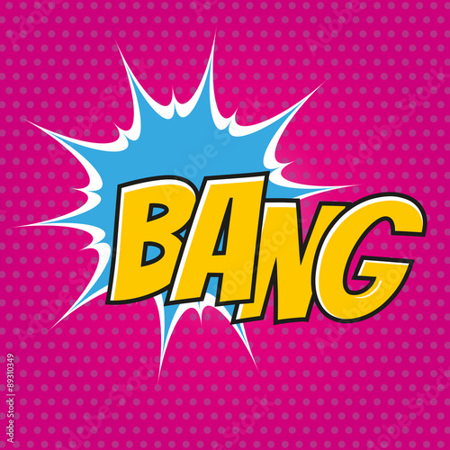 bang pop art cartoon explosion bunt Stock Vector | Adobe Stock