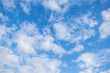 Sky background with clouds