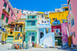 © dudlajzov - italian island procida is famous for its colorful marina, tiny narrow streets and many beaches which all together attract every year crowds of tourists coming from naples - napoli.