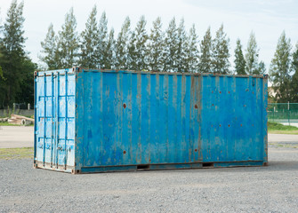 Old Blue freight container