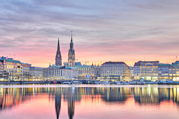 Wall Mural - Binnenalster Hamburg