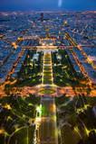 Fototapeta Miasto - View over Paris