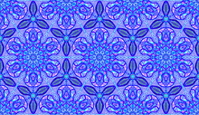Blauw Herhalend Patroon