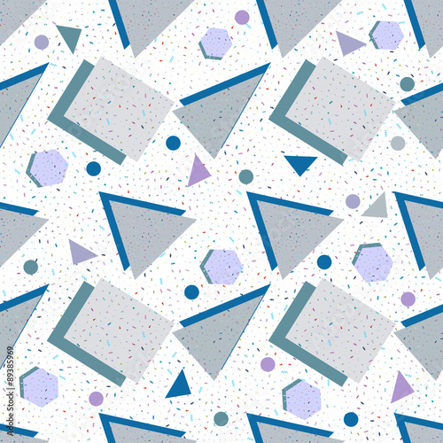 Naklejka - mata magnetyczna na lodówkę seamless background geometric shapes