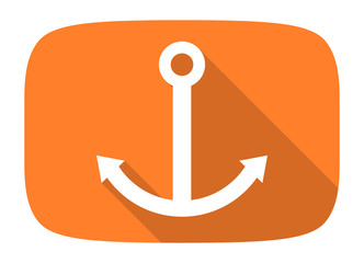Aufkleber - anchor flat design modern icon