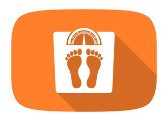 Aufkleber - weight flat design modern icon