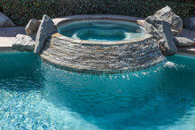 Hot Tub In Swimming Pool