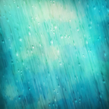 Colorful Blue Rain Background