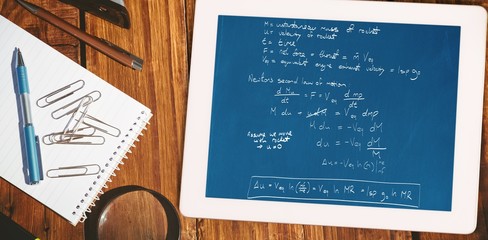 Leinwandbilder - Composite image of rocket science theory