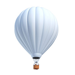 white air balloon 3d illustration