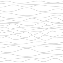 Seamless Abstract Background Of Wavy Lines.