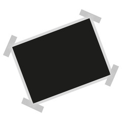 Wall Mural - Photo Frame on white background