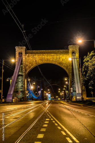 Fototapeta na wymiar Wrocław most Grunwaldzki