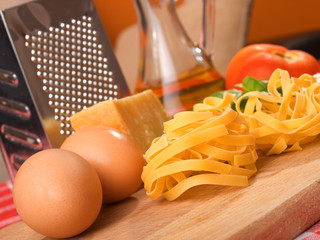 Wall Mural - Cooking Tagliatelle