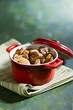 Mushroom stew with chestnuts and Jerusalem artichokes