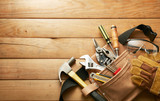 Fototapeta Sypialnia - tools in tool belt