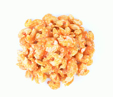 Dry Shrimp With White Background