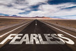 Fearless written on desert road