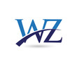 WZ Logo Letter Swoosh