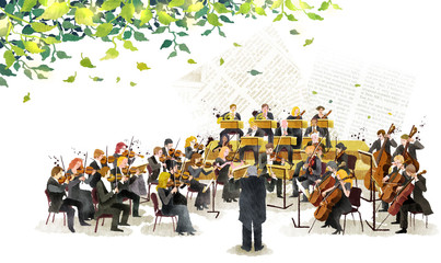 Wall Mural - Illustration of the art