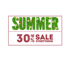 Poster - Summer sale. 