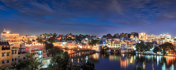 Udaipur at night