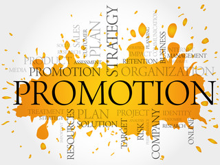 PROMOTION word cloud, business concept