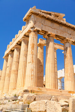 parthenon at acropolis, athens