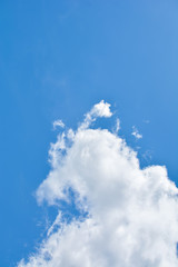 Blue sky. cloud