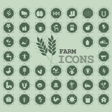 Green Agriculture Icons