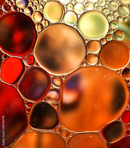 Dekoracja na wymiar  streszczenie-tlo-kolorowe-krople-oleju-na-powierzchni-wody