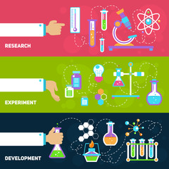 Canvas Print - Chemistry design banners