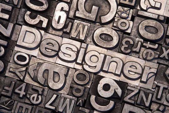 Bleisatz Buchstaben