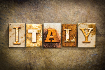 Sticker - Italy Concept Letterpress Leather Theme