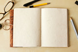 Fototapeta  - Sketchbook note pad