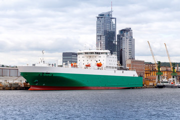 Wall Mural - Gdynia. Sea port.