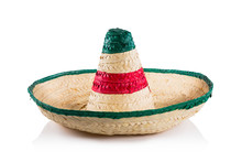 Mexican Hat / Sombrero Isolated On White