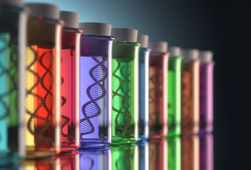 Wall Mural - genetic codes