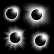 collection of solar eclipse
