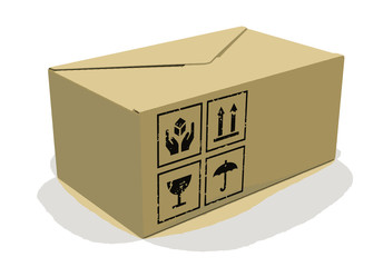 Poster - Paper Package (clipping path included)
