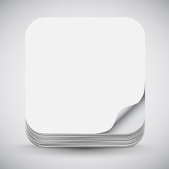 Wall Mural - Paper App Icon